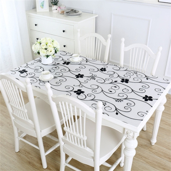 1mm Thickness Waterproof Oilproof PVC Placemat Soft Glass Tablecloth Tea Table Mat, Size:70x120cm(Abstract)