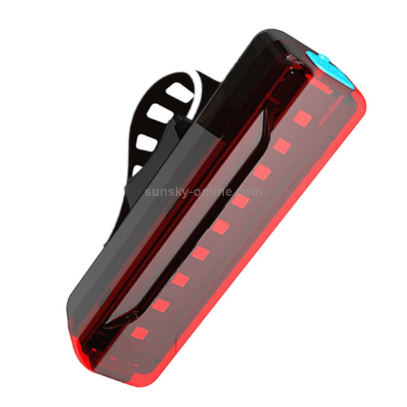 A02 Bicycle Taillight Bicycle Riding Motorcycle Electric Car LED Mountain Bike USB Charging Safety Warning Light (6 Hours, Plastic Bag)