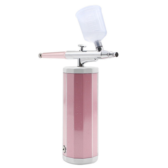 BS-1177 Needleless Water-light Guide High Pressure Oxygen Injection Apparatus Portable Hand-held Skin Care Water Atomizer Nano Sprayer Water Supplementary Instrument, Water Tank Capacity: 40ml, EU Plug