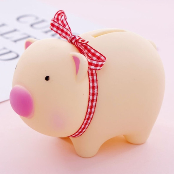 Mini Soft Cute Animal Piggy Bank for Gift or Home Decor(Pig)
