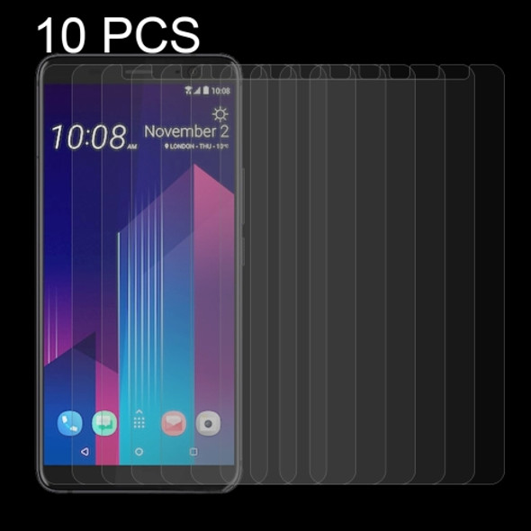 10 PCS for HTC U11+ 0.26mm 9H Surface Hardness 2.5D Curved Edge Tempered Glass Screen Protector