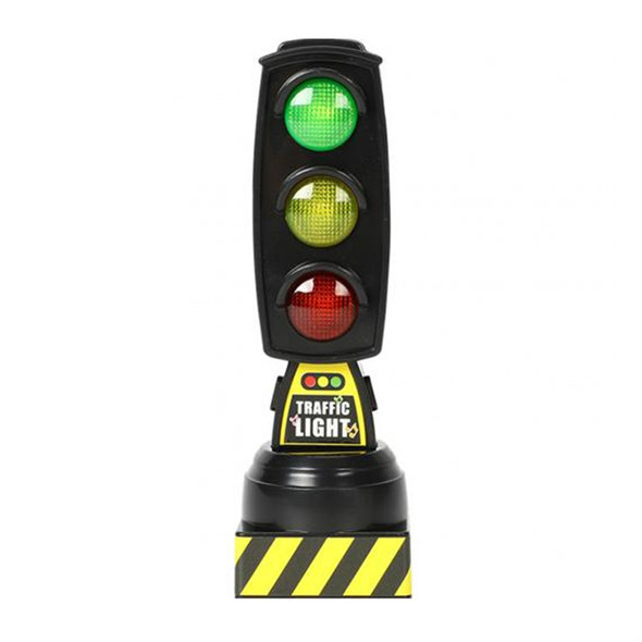 Electric Light and Music Can Switch Children Traffic Lights Traffic Lights Toy Model(Black)