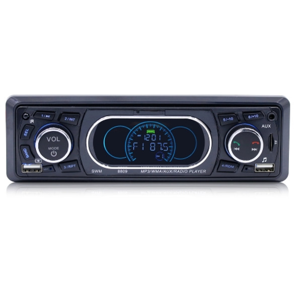 8809 Universal Car 12V Bluetooth Radio Receiver MP3 Player, Support FM with Remote Control