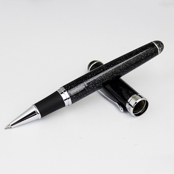 X750 Stationery Stainless Steel Fountain Pen Medium Nib Ink Pens School Oiifice Gift, Nib Size:1.0mm(Black Pattern)