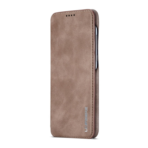 For Huawei P30 Lite Hon Ancient Series Leather Case with Card Slots & Holder & Wallet(Coffee)