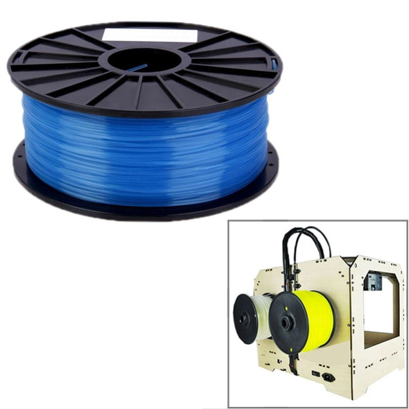 PLA 1.75 mm Transparent 3D Printer Filaments(Blue)
