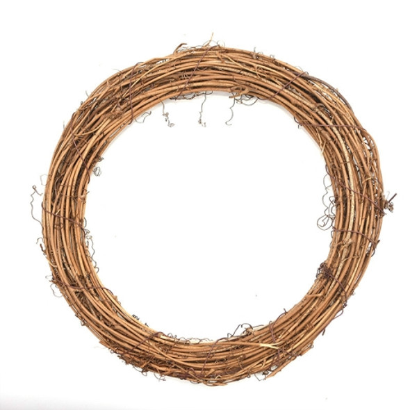 2 PCS Tree Vine Christmas Wreath DIY Rattan Garden Decoration Rattan Window Decoration, Size:25CM