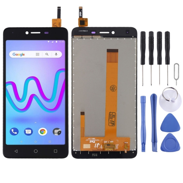 LCD Screen and Digitizer Full Assembly for Wiko Lenny 3 Max(Black)