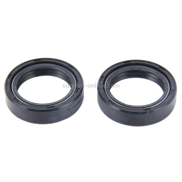 2 PCS Motorcycle Rubber Front Fork Damper Oil Seal Kit for GS125