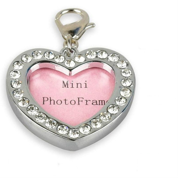 Pet Dog Identification Metal Tag Pendant(Heart-shaped)