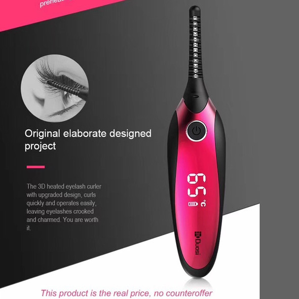 Duosi DY-102 Portable Pen Style Heated Long-Lasting Electric Ironing   Eyelash Curler USB Rechargeable Electric Heated Makeup   Curling Clip