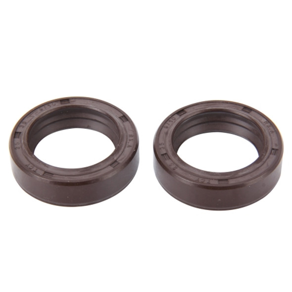 2 PCS Motorcycle Rubber Front Fork Damper Oil Seal Kit for JH70