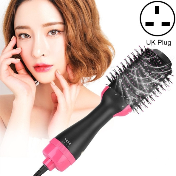 2 in 1 Multi-functional Comb Styling Rotating Hot Hair Dryer Straightener Curler UK Plug