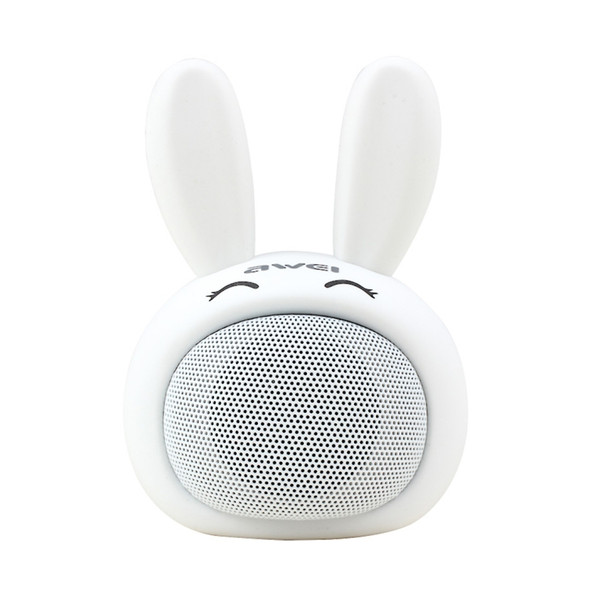 awei Y700 Mini Portable Rabbit Wireless Bluetooth Speaker, Built-in Mic, Support AUX / Hand Free Call(White)