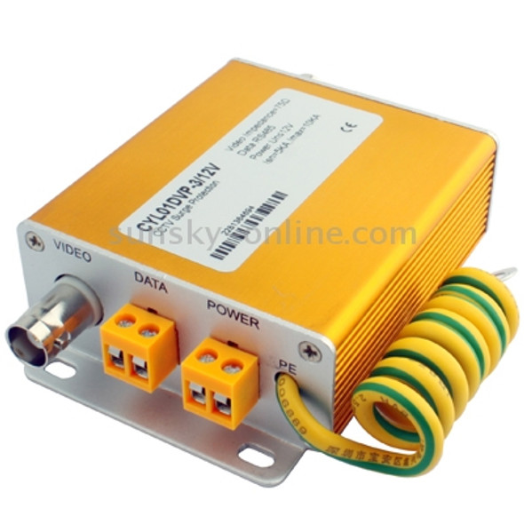 12V 3 in 1 Power Video Signal Security Surge Arrester