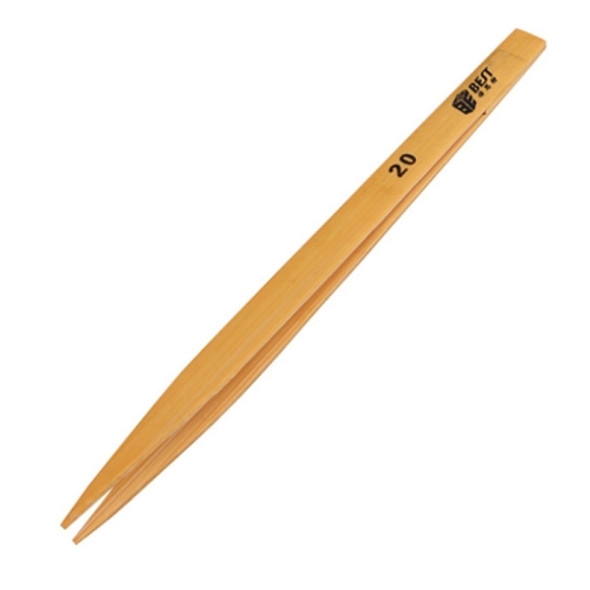 BEST BST-20# Pointed Tip and 140mm Whole Length Bamboo Tweezer