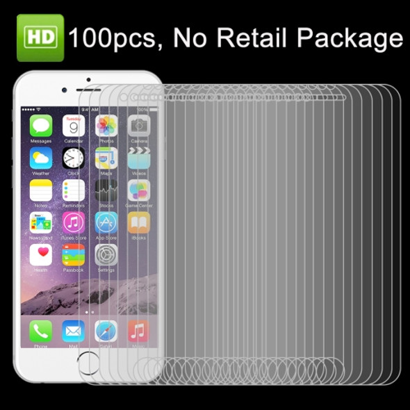 100 PCS for iPhone 7 Plus HD Non-full Screen Protector(Taiwan Material), No Retail Package