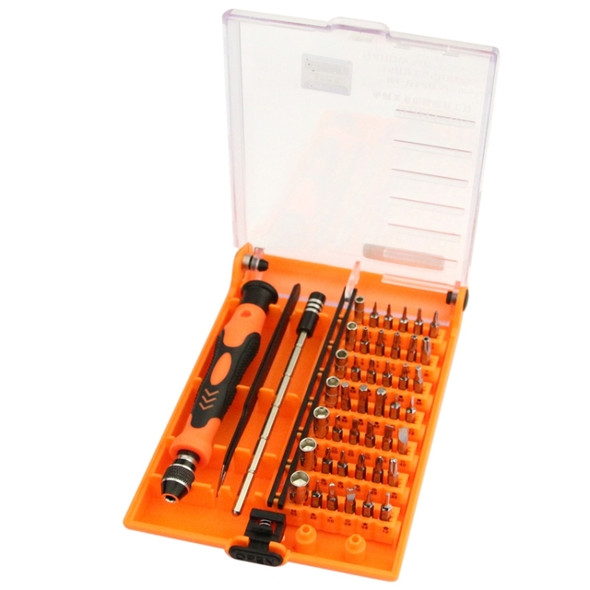 JAKEMY JM-8128 Magnetic Interchangeable 45 in 1 Multipurpose Precision Screwdriver Set Repair Tools for iPhone / iPad / PC