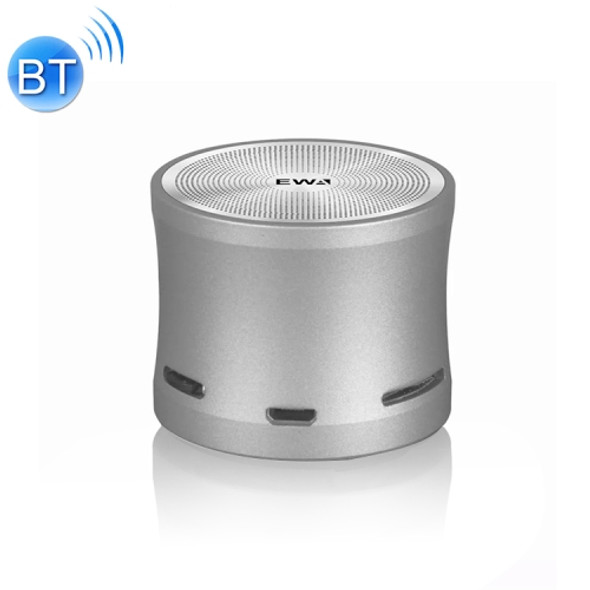 EWA A109M  Portable Bluetooth Speaker Wireless Heavy Bass Bomm Box Subwoofer Phone Call Surround Sound Bluetooth Shower Speaker(Silver)
