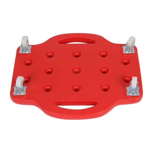 Blow Molding Red One Children Square Four-wheel Scooter Balance Training Equipment