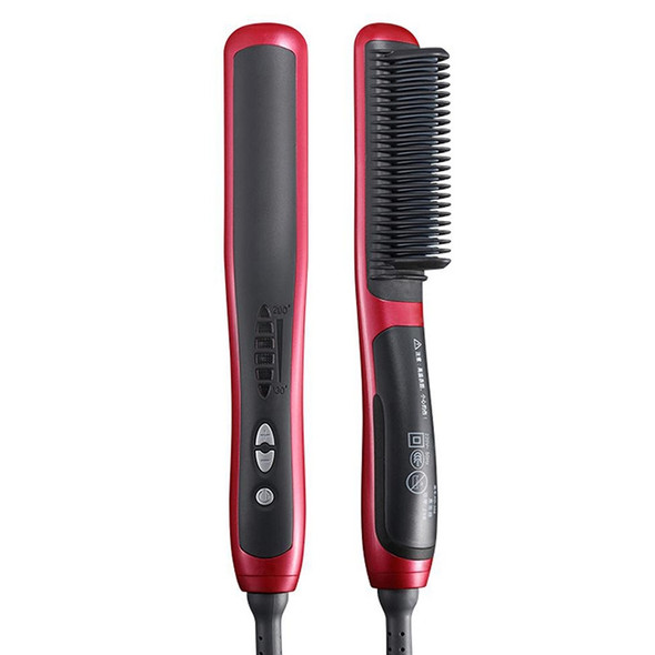 Electric Hair Curler Comb Mini Coil Straight Dual-use Electric Splint Negative Ion Straight Hair Comb, Specification:British  Plug