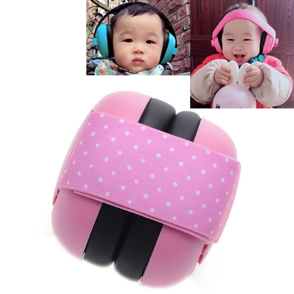 Newborn Baby Adjustable Elastic Earmuffs(Pink)