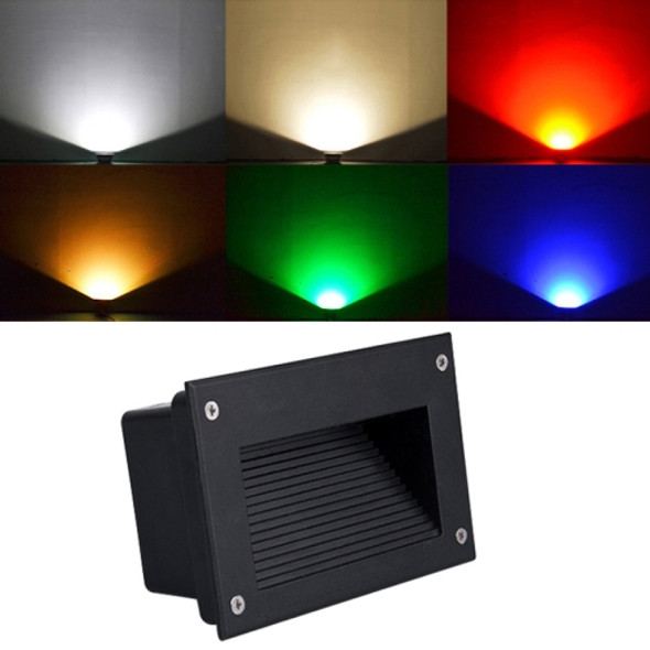 6W Yellow Light LED Embedded Buried Lamp IP65 Waterproof Rectangular Landscape Platform Stair Step Lamp