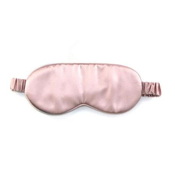 Adjustable Pure Silk Health Sleep Double-Side Shading Eye Mask(Pale Pinkish Gray)