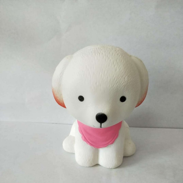 Creamy Fragrance Simulation Cartoon Scarf dog Rebound Decompression Toy, Size:11×8×6.5cm(Pink)