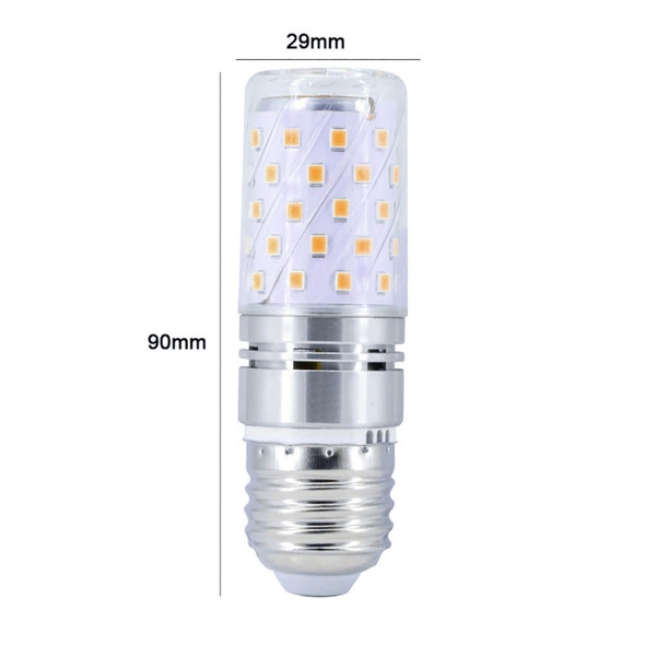 YWXLight E27 LED Bulbs, 8W LED Candelabra Bulb 70 Watt Equivalent, 700lm, Decorative Candle Base E27 Corn Non-Dimmable LED Chandelier Bulbs LED Lamp 4PCS (Warm White)