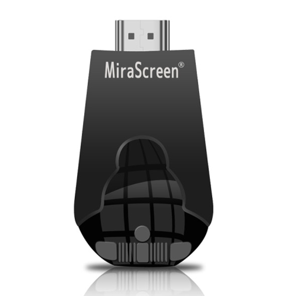 MiraScreen K4 Wireless Display Dongle WiFi HDMI TV Stick for Windows & Android & iOS & Mac OS(Black)