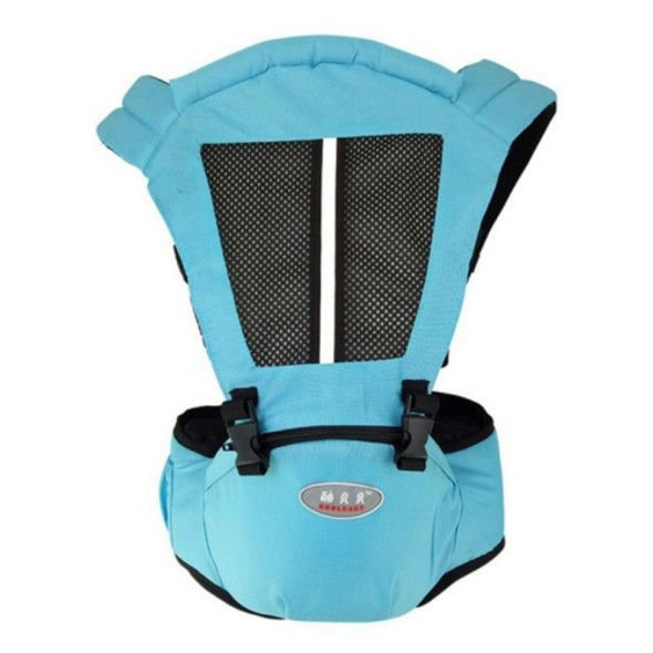 Infants and Toddlers Front-holding Waist Stool Multifunctional Shoulder Strap Lightweight and Breathable Stool Holding Baby Artifact(Sky Blue)