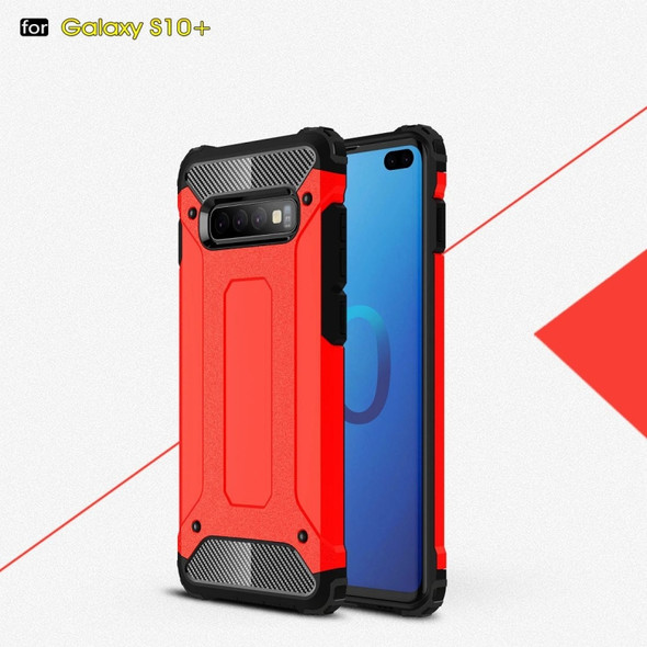 Magic Armor TPU + PC Combination Case for Galaxy S10+ (Red)