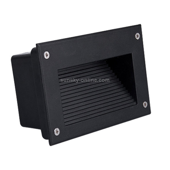 6W Green Light LED Embedded Buried Lamp IP65 Waterproof Rectangular Landscape Platform Stair Step Lamp