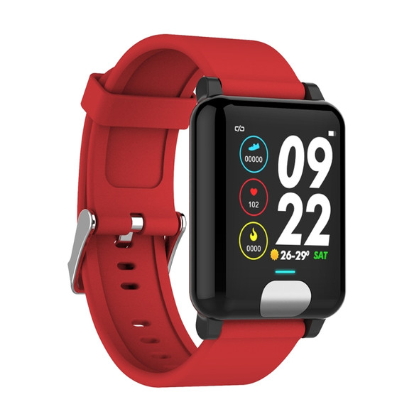 E04 1.3 inches IPS Color Screen Smart Watch IP67 Waterproof, TPU Watchband, Support Call Reminder / Heart Rate Monitoring / Blood Pressure Monitoring / Remote Care / Multiple Sport Modes (Red)