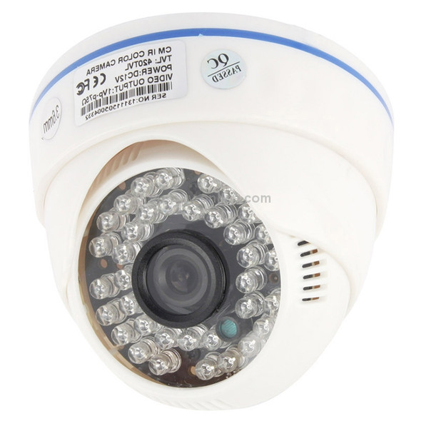 CMOS 420TVL 3.6mm Lens ABS Material Color Infrared Camera with 36 LED, IR Distance: 20m