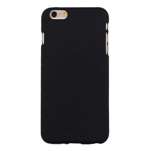 GOOSPERY SOFT FEELING for iPhone 6 & 6s Liquid State TPU Drop-proof Soft Protective Back Cover Case (Black)