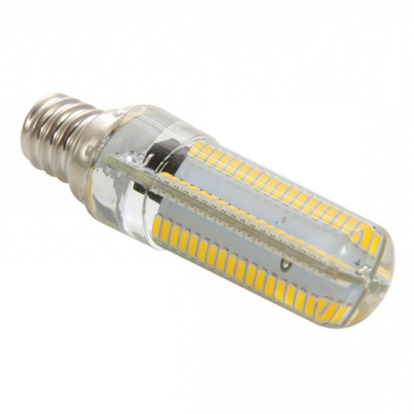 10 PCS E12 7W 152 LEDs 3014 SMD 600-700 LM Warm White Dimmable Silicone LED Corn Bulbs, AC 220V