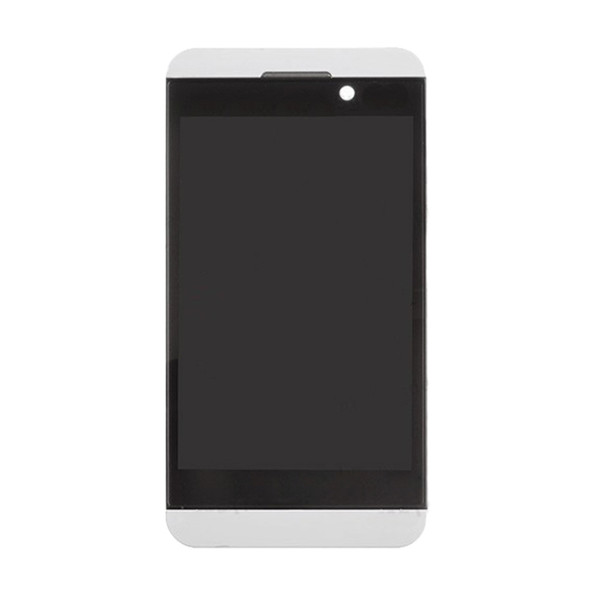 LCD Screen and Digitizer Full Assembly with Frame for BlackBerry Z10 4G(White)