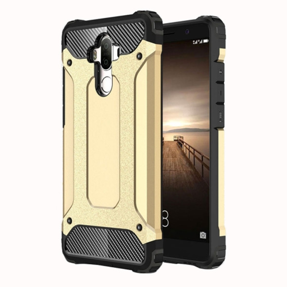 For Huawei  Mate 9 Rugged Armor TPU + PC Combination Case(Gold)