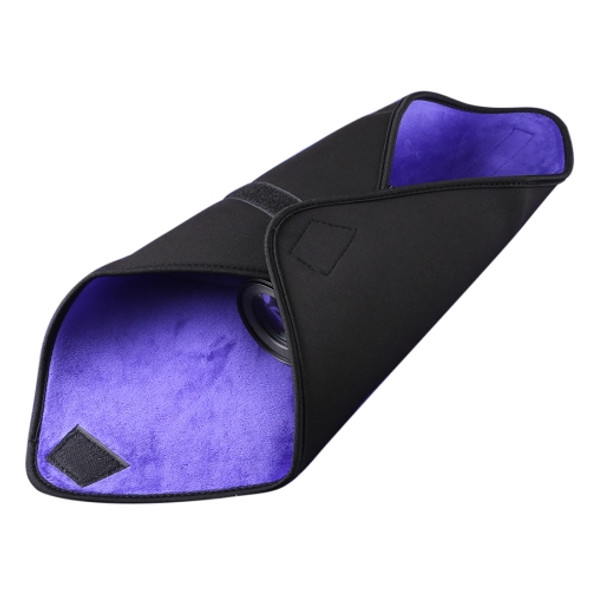 Hundred-folding Cloth Photography Camera SLR Liner Lens Bag Thickening Wrapped Cloth Plus Velvet, Size: 45x45cm (Purple)