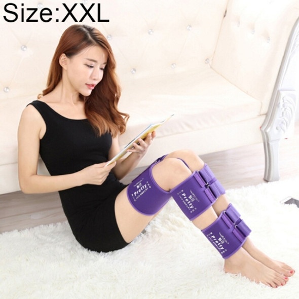 3 PCS/Set Leg Posture Corrector O/X-type Bowlegs Orthotic Bandage Straightening Belt Band, Size: XXL(Purple)