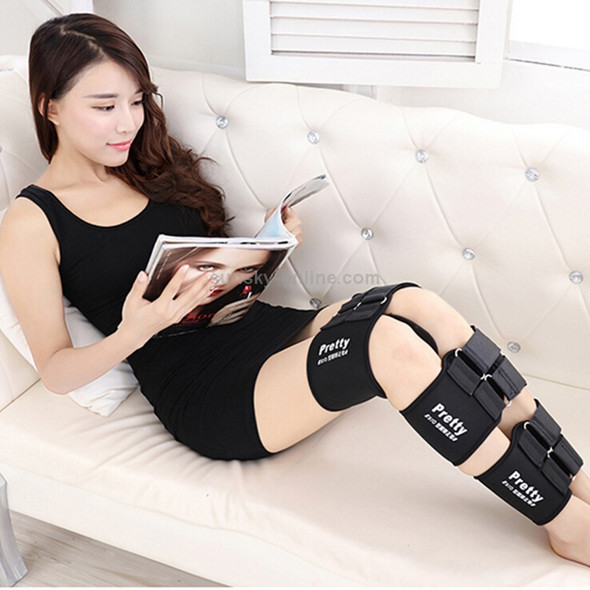 3 PCS/Set Leg Posture Corrector O/X-type Bowlegs Orthotic Bandage Straightening Belt Band, Size: L(Black)