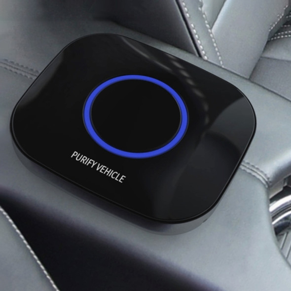 MC-CZ001 Car / Household Smart Touch Control Air Purifier Negative Ions Air Cleaner(Black)
