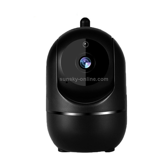 HD Cloud Wireless IP Camera Intelligent Auto Tracking Human Home Security Surveillance Network WiFi Camera, Plug Type:US Plug(1080P Black)
