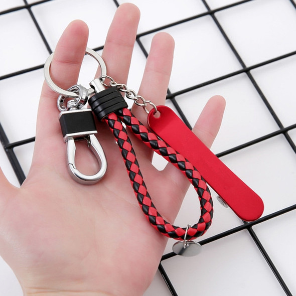 Scooter Beer Bottle Opener with Keychain Pendant Multifunctional Small Toy, Color:Black Red Rope Button +Red