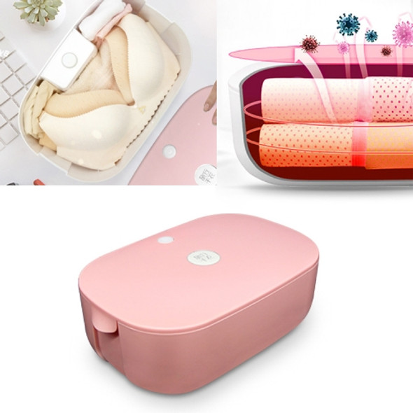 GYH-01 100W Small Portable Home Travel Dryer Box Underwear Towel Bottle Mouth Storage Disinfection Box, CN Plug 220V(Pearl Pink)