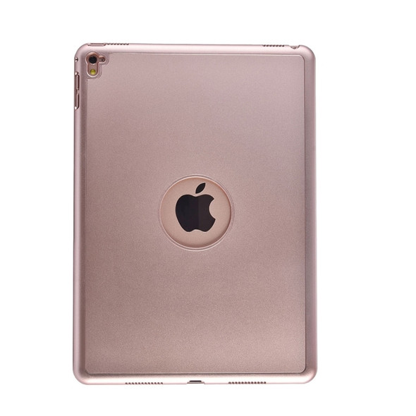 For iPad Pro 9.7 inch Aluminium Alloy Wireless Bluetooth 4.0 Backlight Keyboard(Rose Gold)