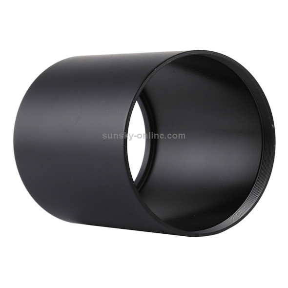 62mm Thread Type Straight Tube Full Metal Lens Hood Shade for Medium Telephoto Lens