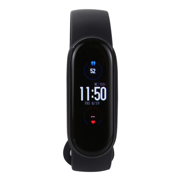 Original Xiaomi Mi Band 5, Support Smart Home Control / AI Voice Assistant / Heart Rate & Sleep & Steps & Swimming Sport Monitoring / APP Push Reminder Alarm(Black)